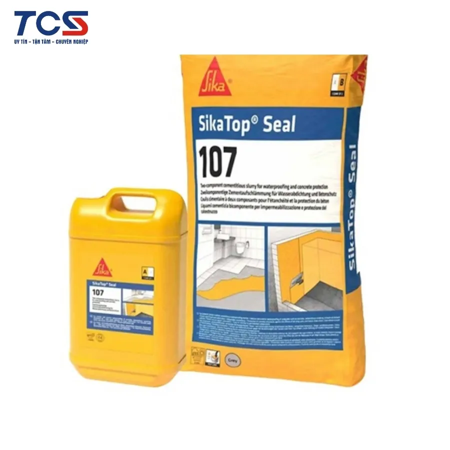 Sản phẩm Sika Topseal hỗ trợ quá trình quét nước xi măng chống thấm