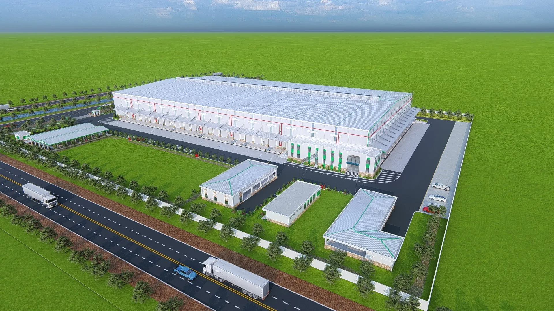 Dự án Logistics SVI 1 với hệ thống nền móng cọc bê tông chất lượng