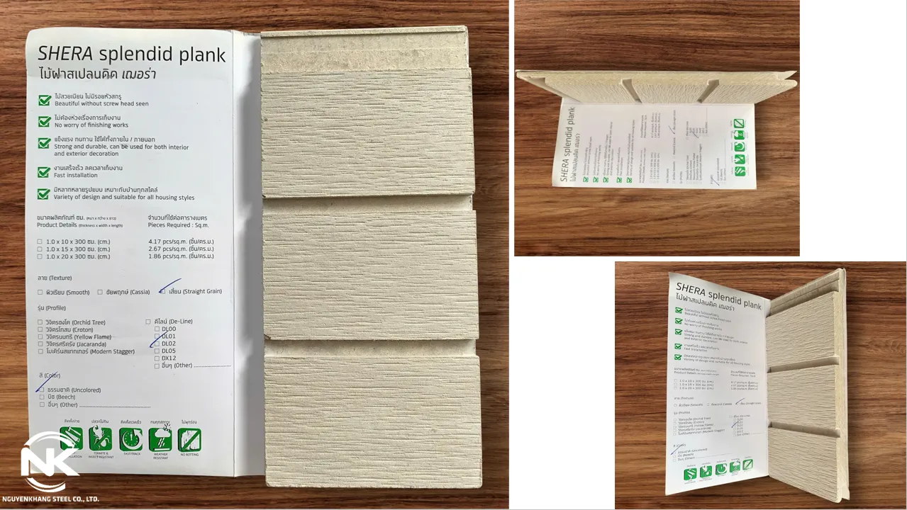 Mẫu tấm hèm âm dương DL02 phù hợp cho không gian kiến trúc hiện đại