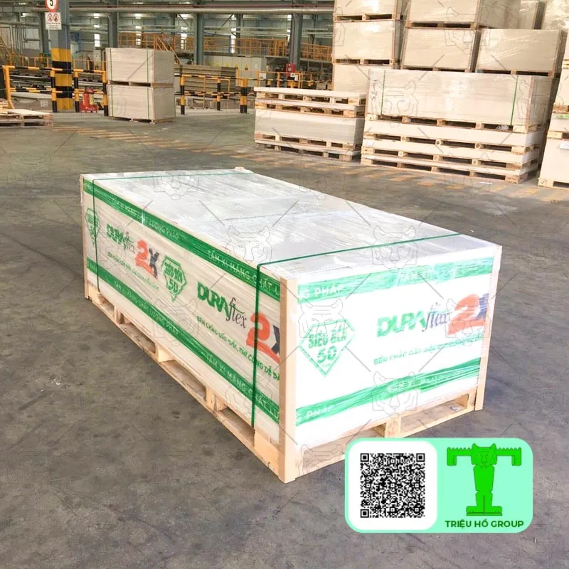 Tấm fibro xi măng phẳng Duraflex 16mm không bị mục nát khi tiếp xúc nước lâu dài