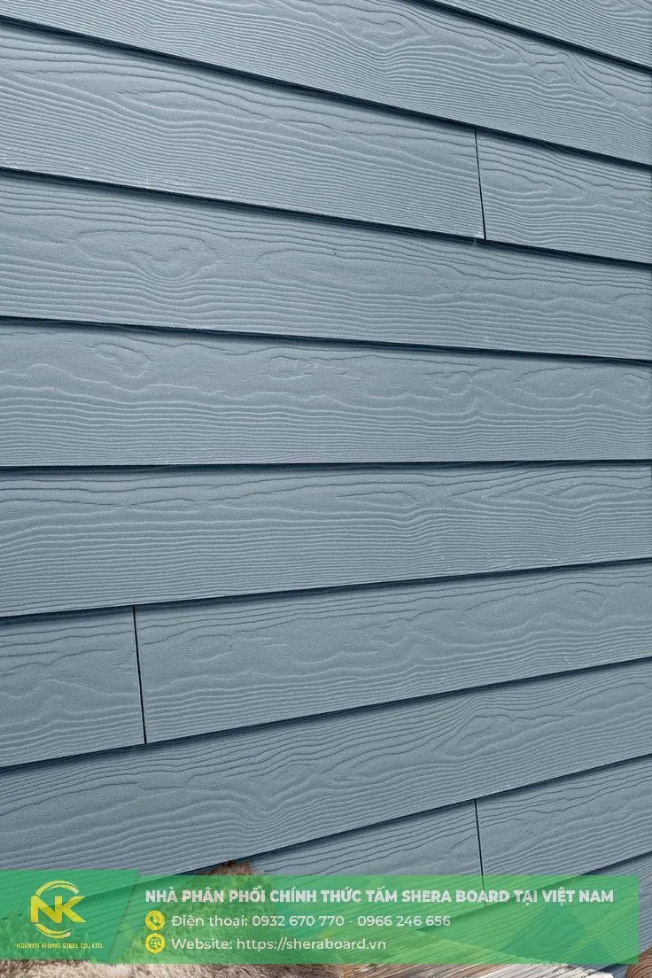 Hình ảnh thực tế thi công ốp tường giả gỗ tại công trình dân dụng 4