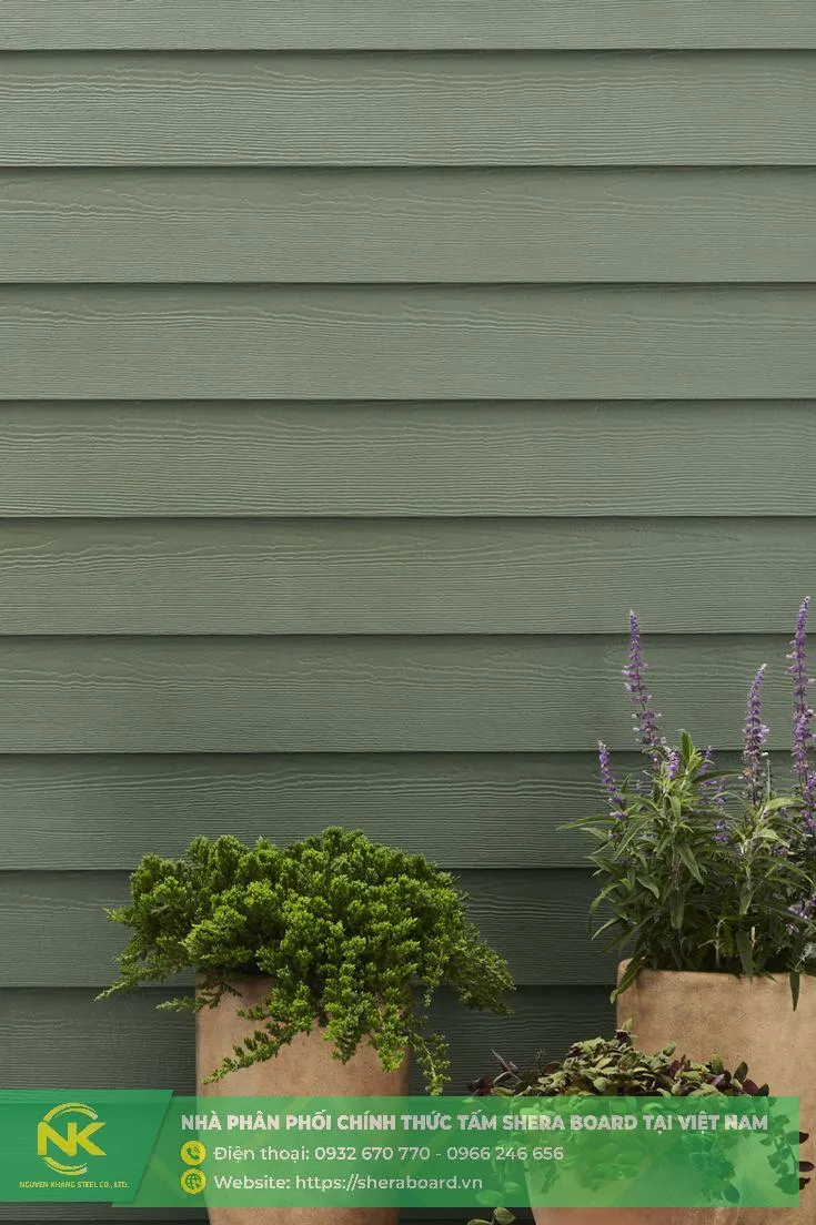 Hình ảnh thực tế thi công ốp tường giả gỗ tại công trình dân dụng 6