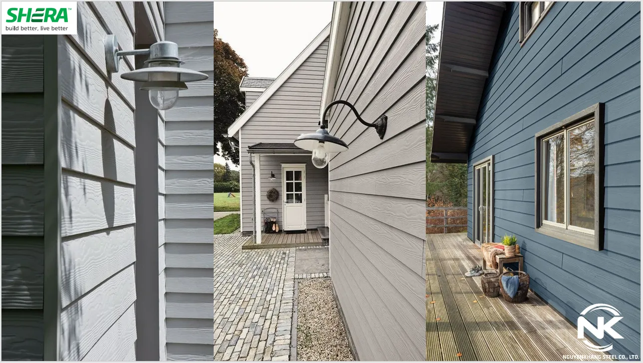 Ứng dụng tấm xi măng giả gỗ SHERA Wood cho công trình homestay đẹp