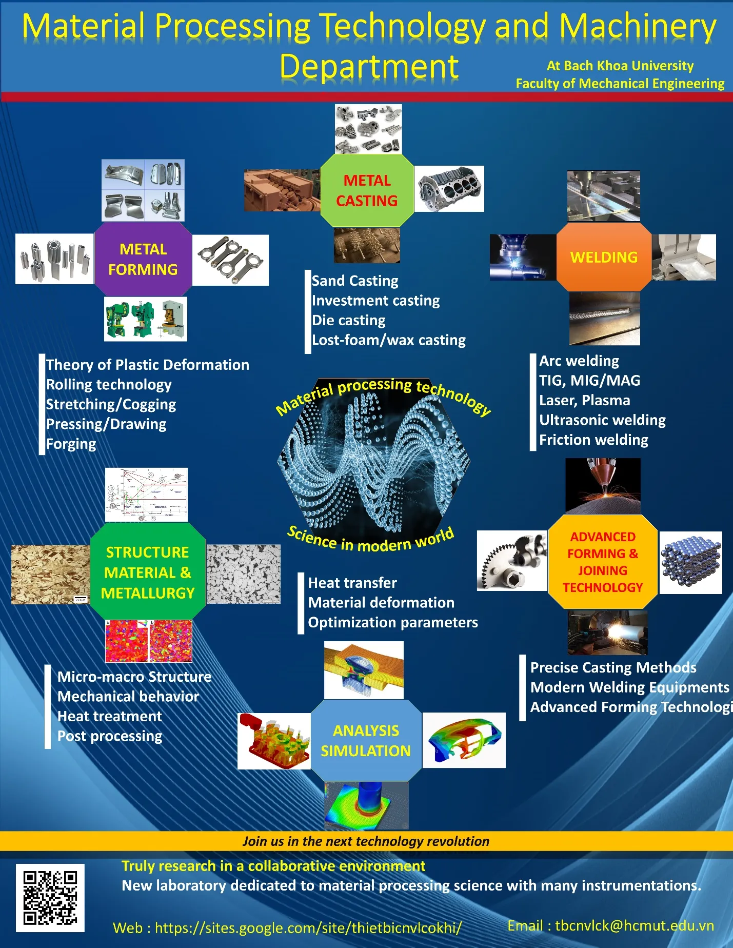 Bộ môn Thiết bị và Công nghệ Vật liệu Cơ khí
