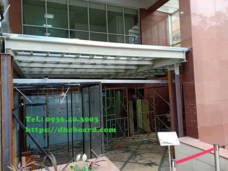 Thi công sàn nhẹ chịu lực, chịu nước bằng tấm Duraflex làm văn phòng công trình kim mã