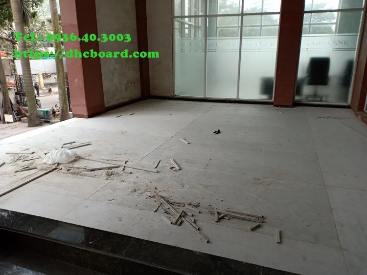 Sử dụng tấm duraflex làm sàn thi công nhanh đẹp tiết kiệm chi phí