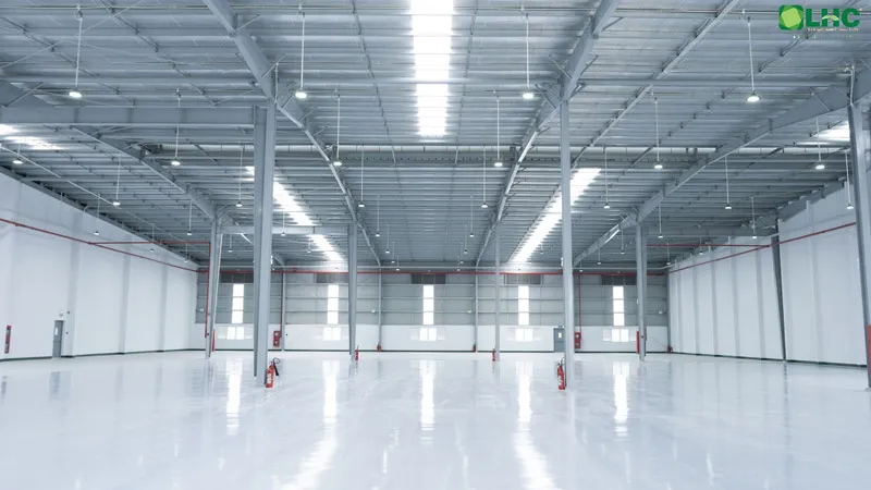 Long Hậu triển khai thi công xây dựng nhà xưởng công nghiệp