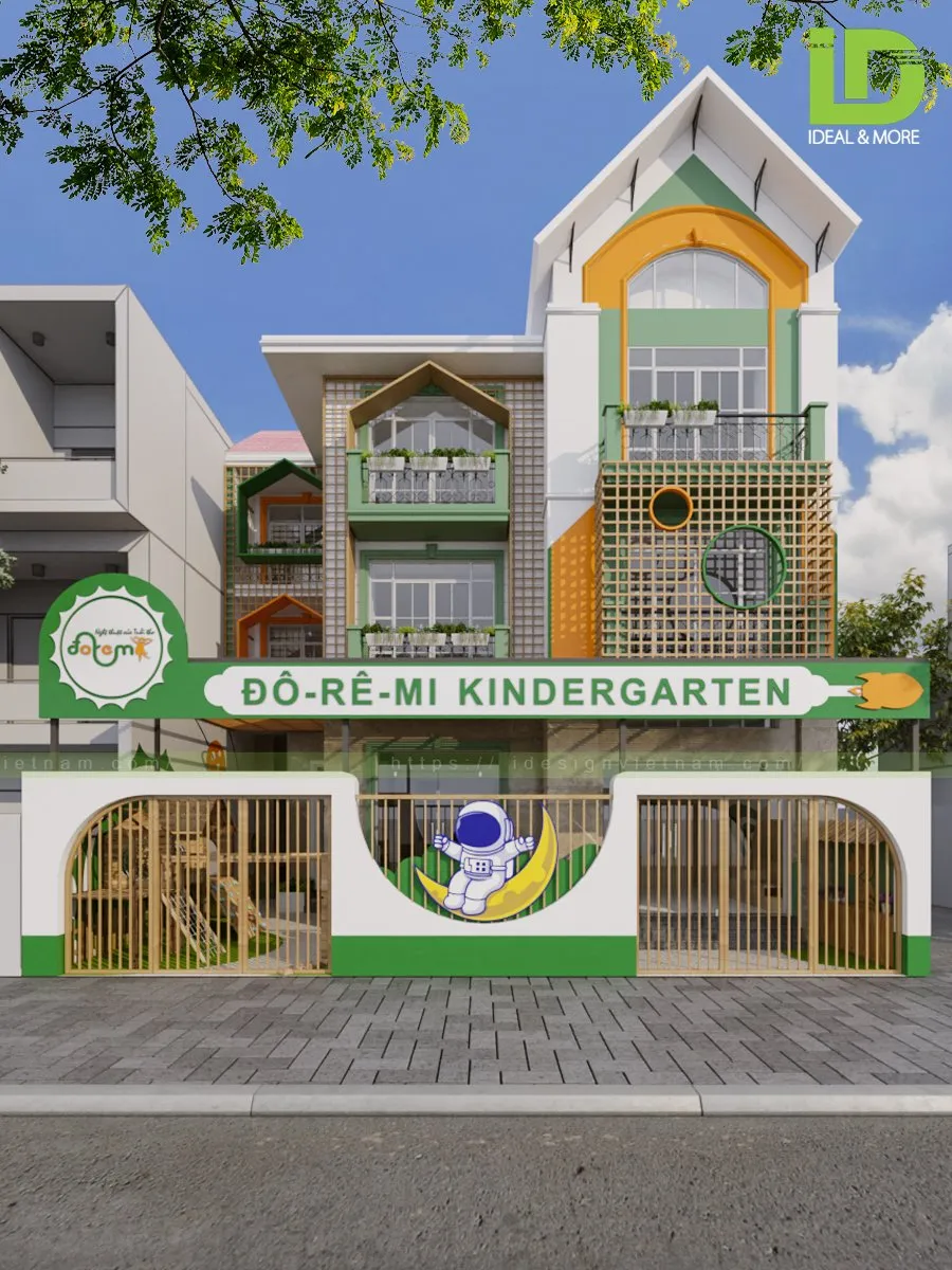 Đội ngũ kỹ sư triển khai thi công cổng trường dựa trên bản vẽ kỹ thuật chi tiết