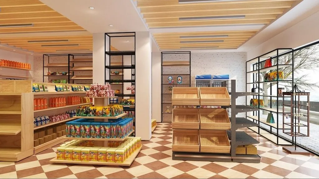 thiết kế cửa hàng tạp hóa