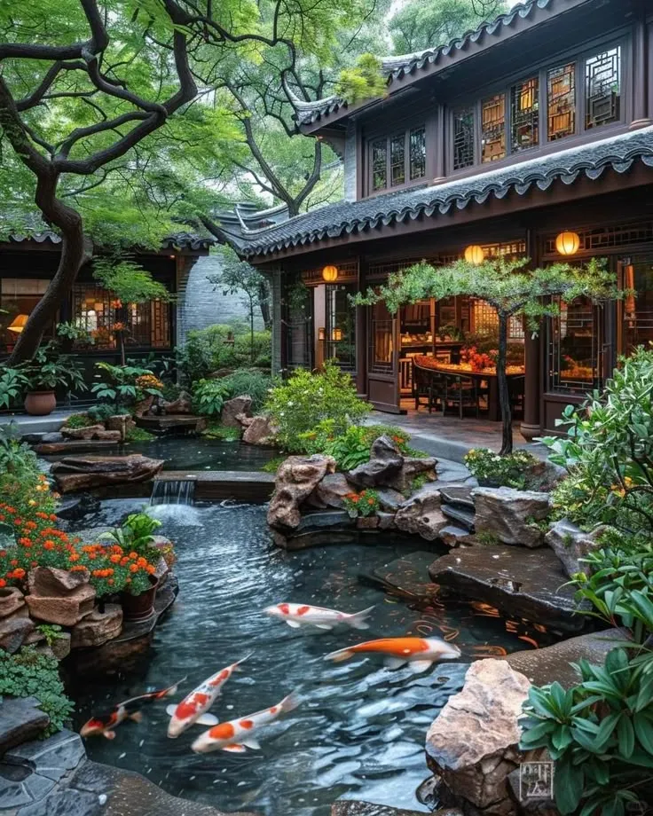 Thiết kế sân vườn - Vườn thiền và không gian yên tĩnh