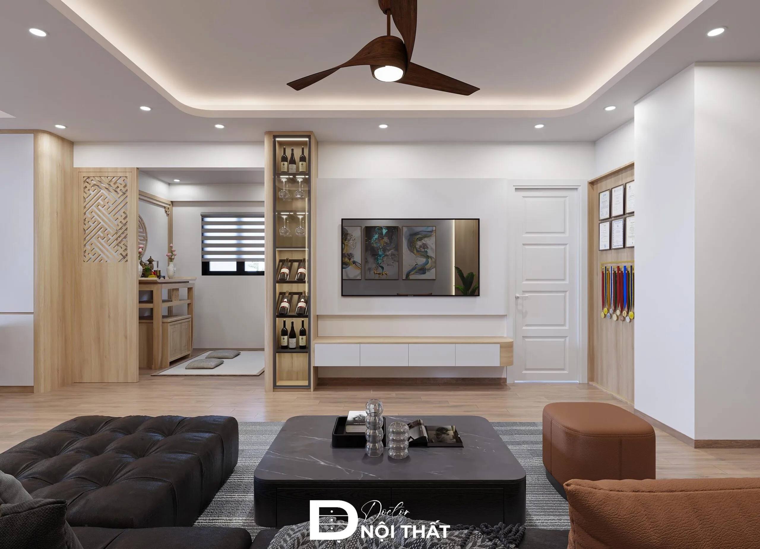 Thiết kế nội thất chung cư 45m2