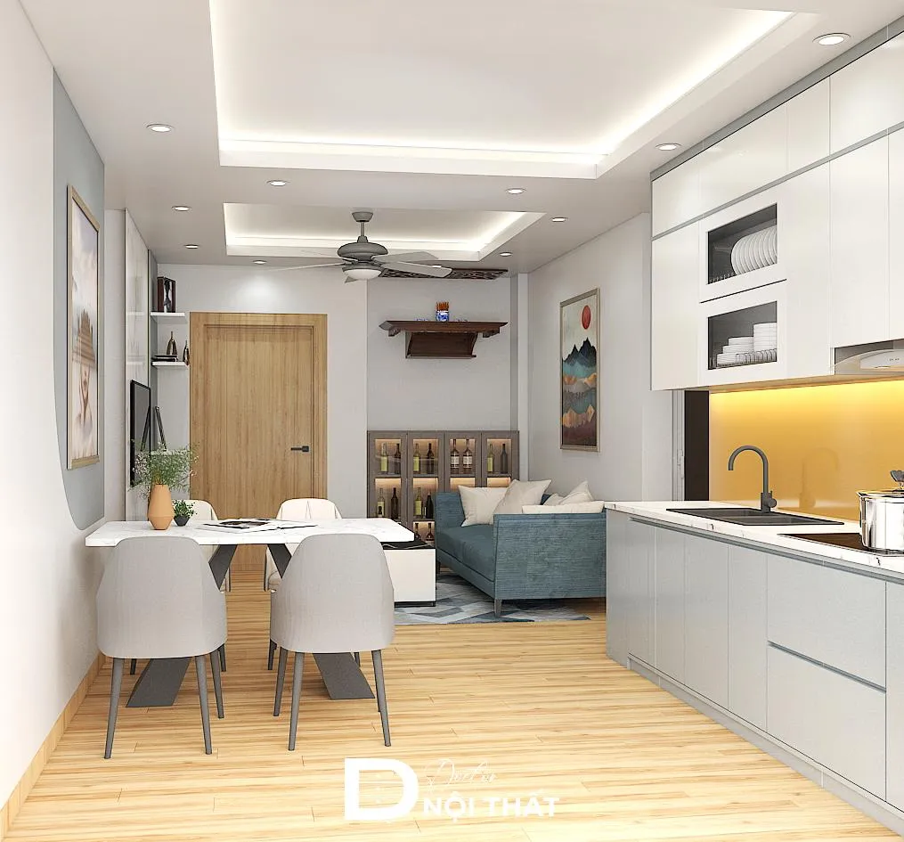 Thiết kế nội thất chung cư 45m2