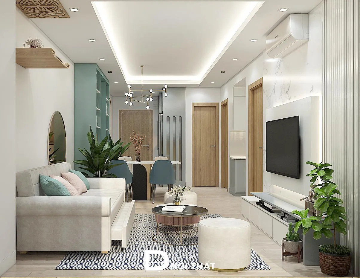 Thiết kế nội thất chung cư 45m2