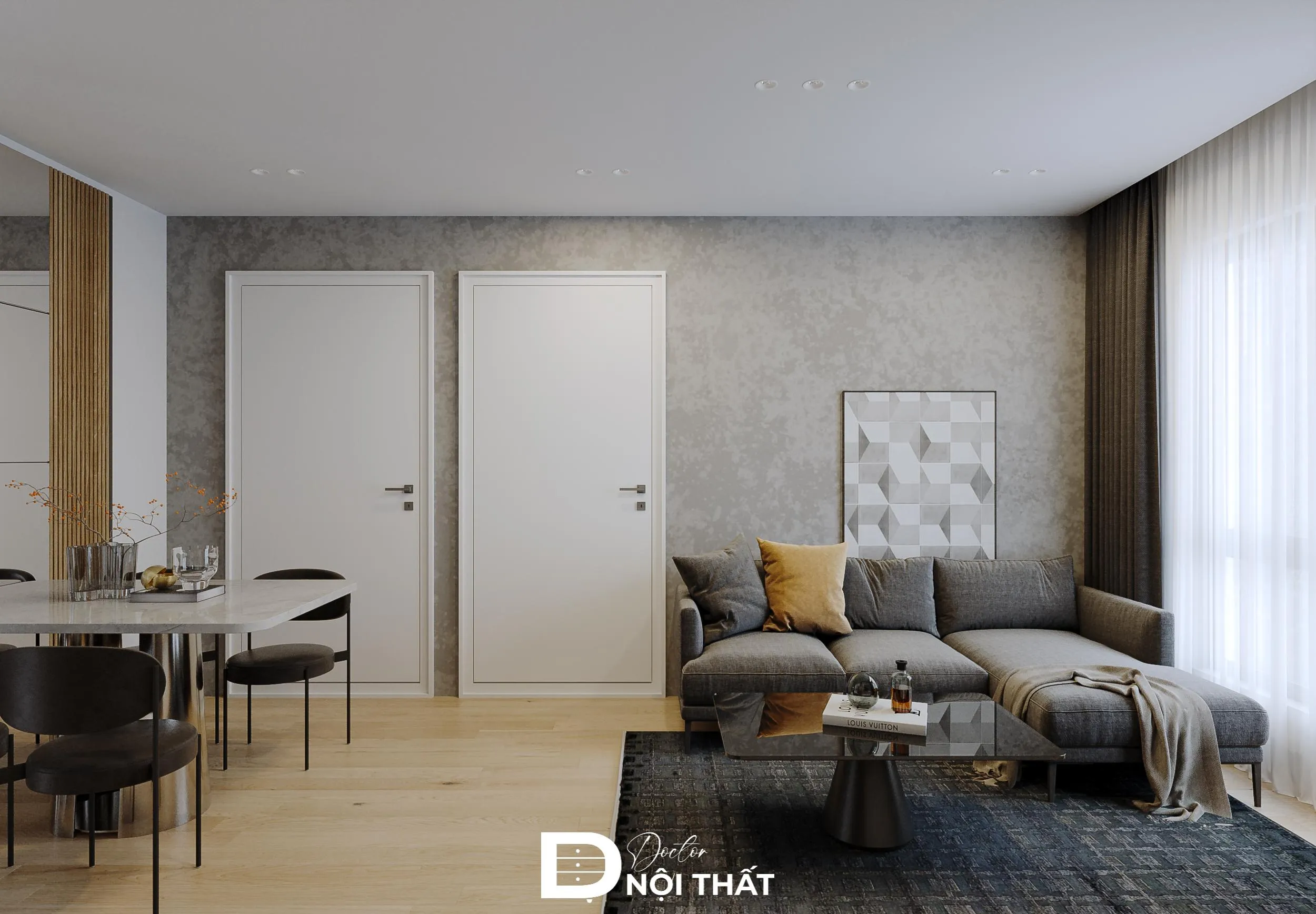 Thiết kế nội thất chung cư 45m2