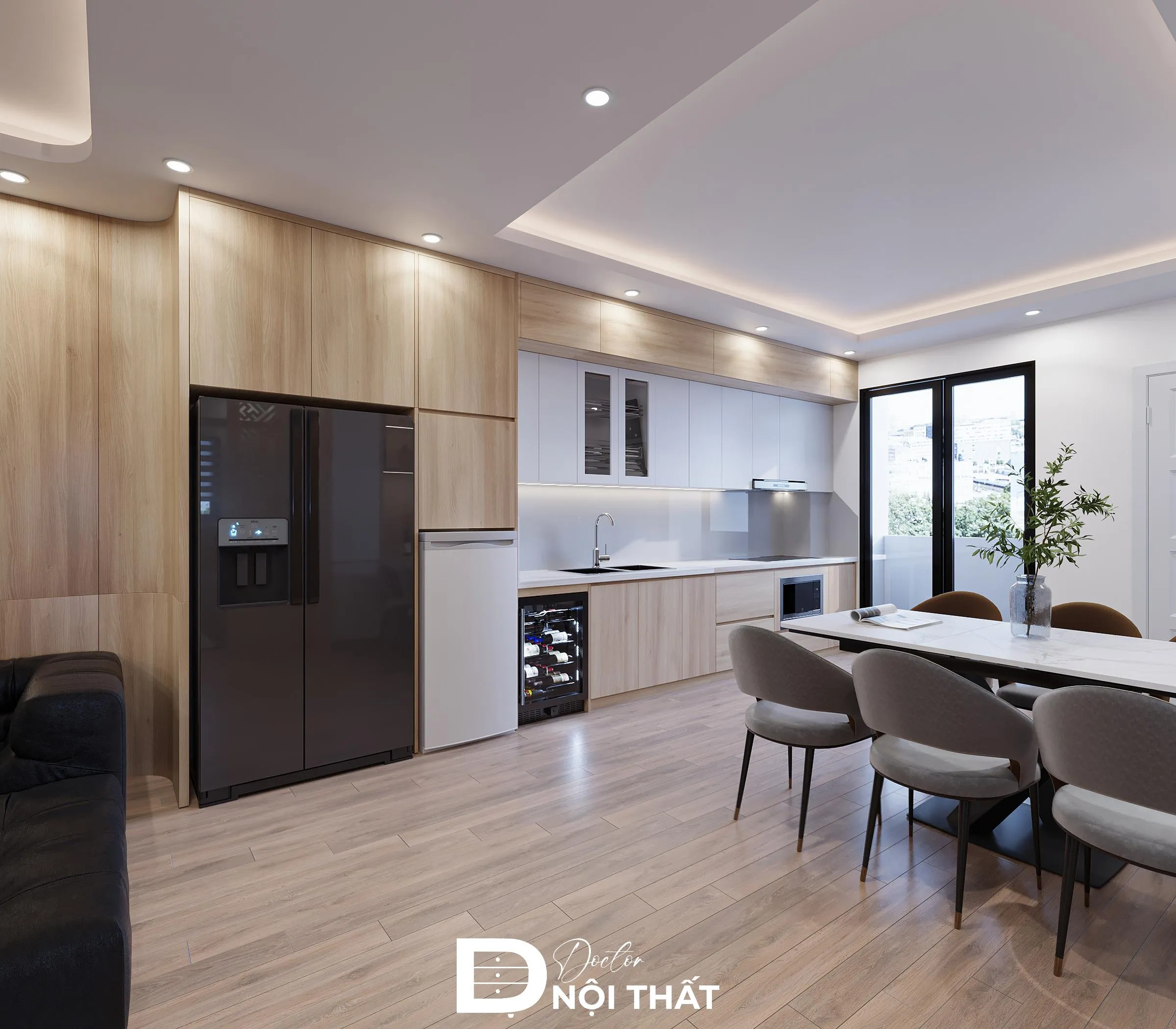 Thiết kế nội thất chung cư 45m2