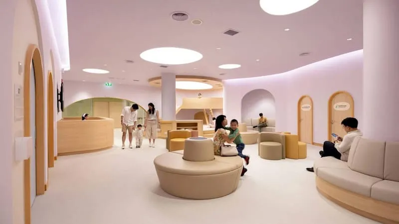 thiết kế phòng khám nhi khoa