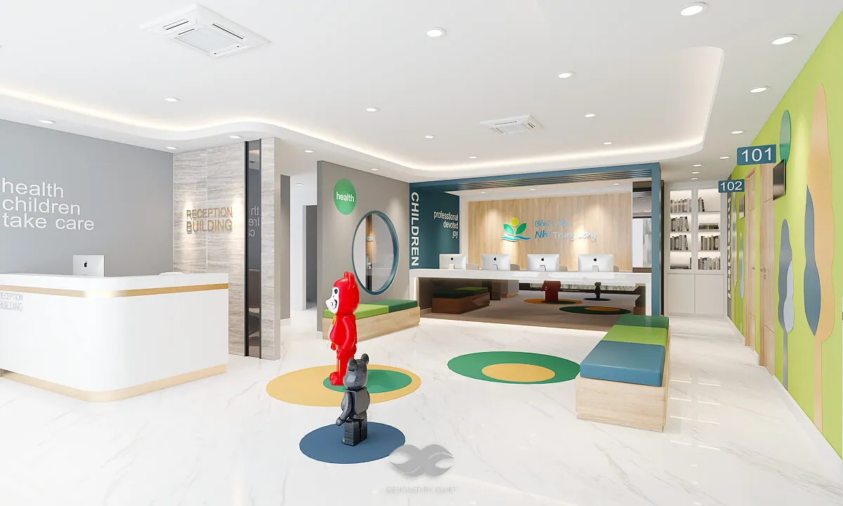 mẫu phòng khám đẹp Pendecor