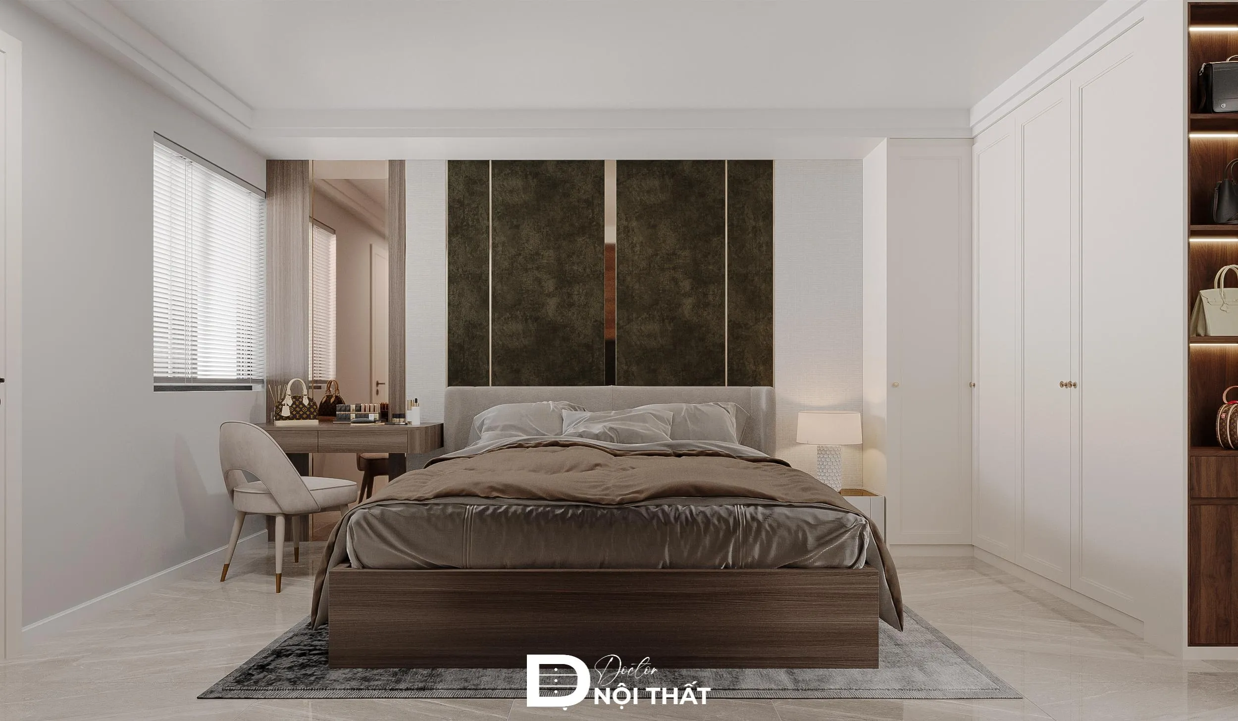 Đội ngũ kiến trúc sư triển khai bản thiết kế phòng ngủ dựa trên khảo sát thực tế chuyên sâu