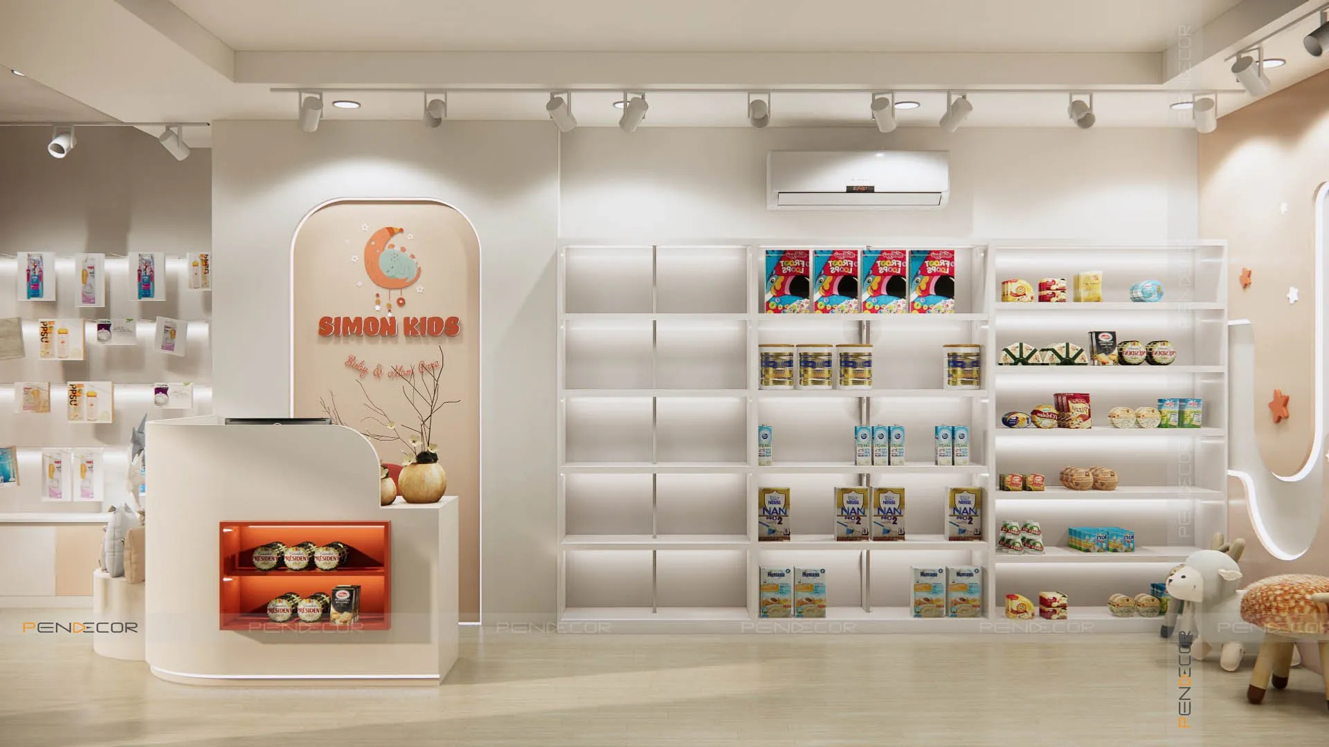 setup cửa hàng mẹ và be