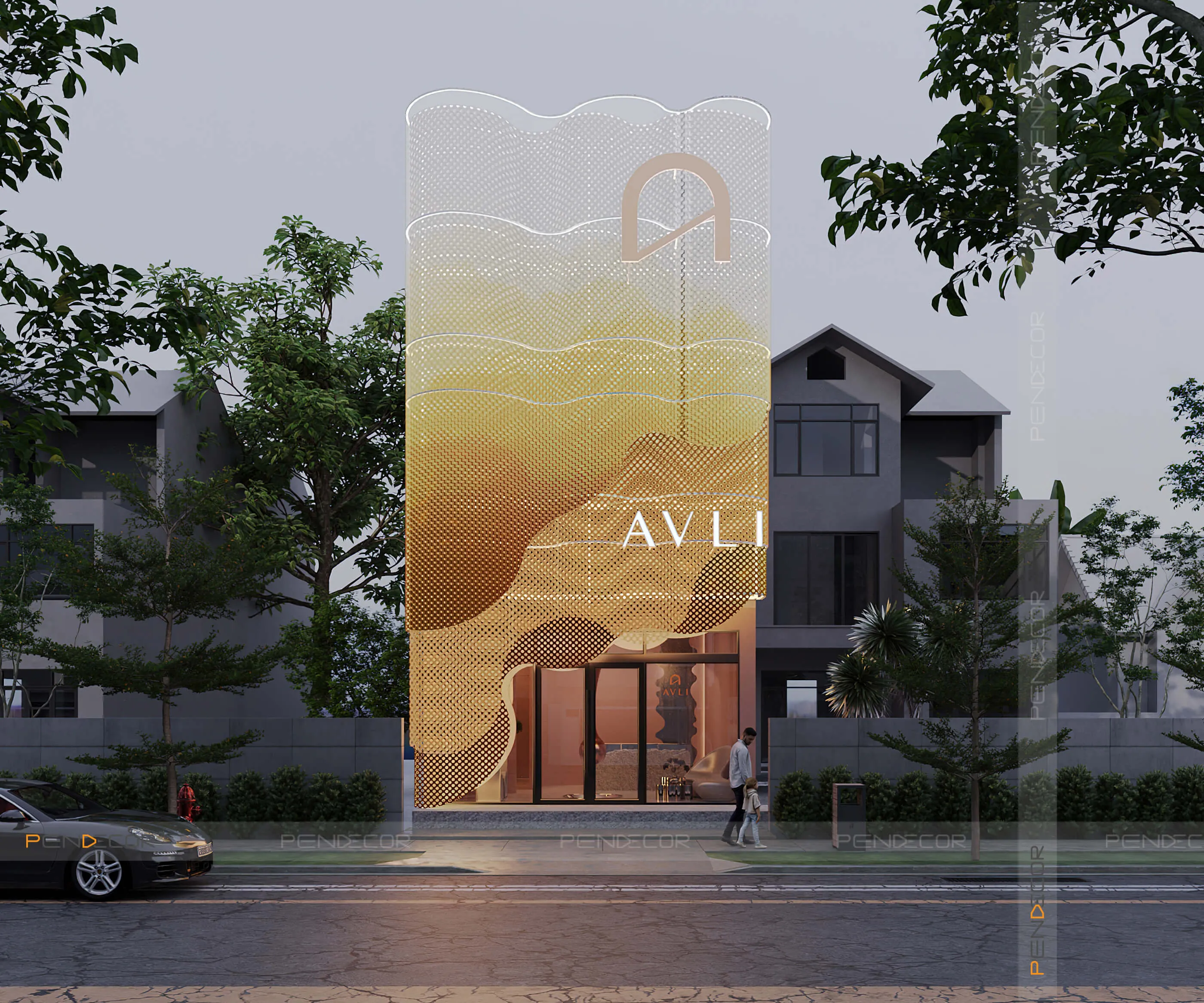 Không gian spa mini diện tích nhỏ được thiết kế tinh gọn nhưng đầy đủ công năng