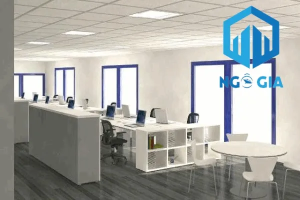 Mẫu 3 - Thiết kế của chiếu sáng giúp công ty trở nên thoáng đãng