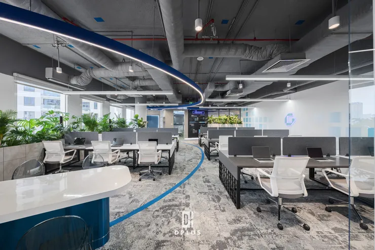 thiết kế văn phòng Golden Asia