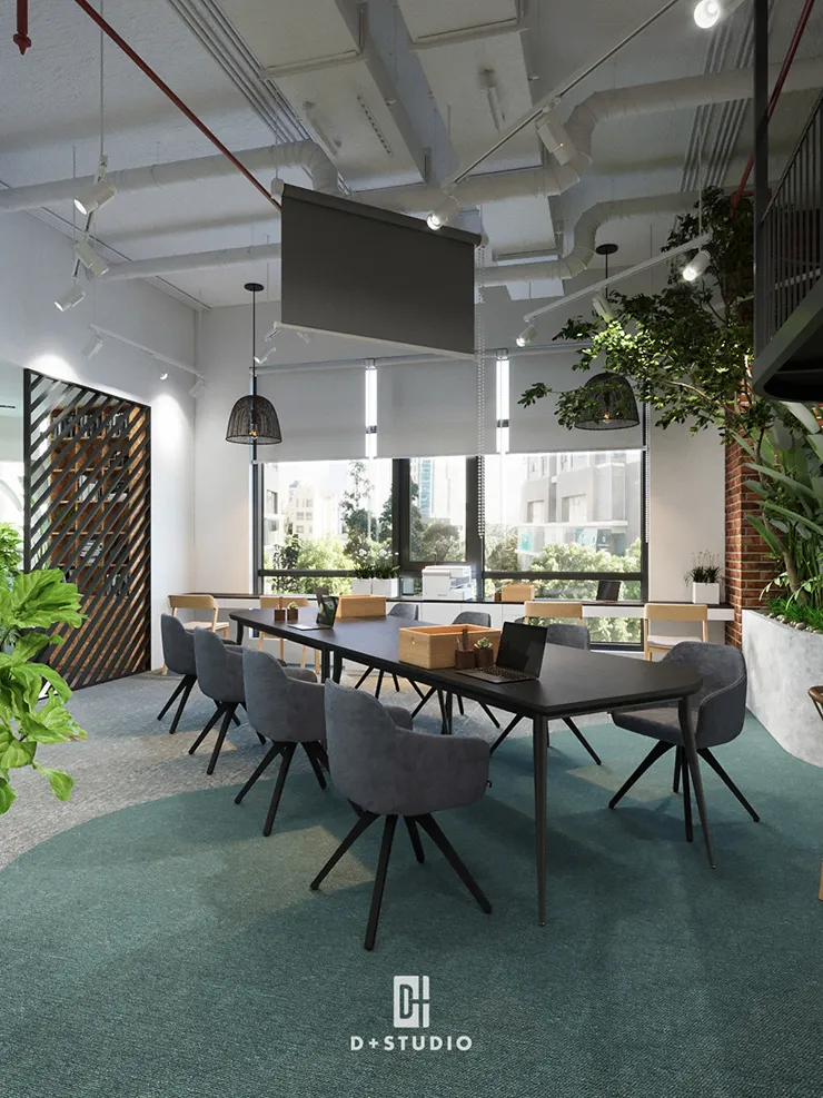 thiết kế xanh cho văn phòng nhỏ