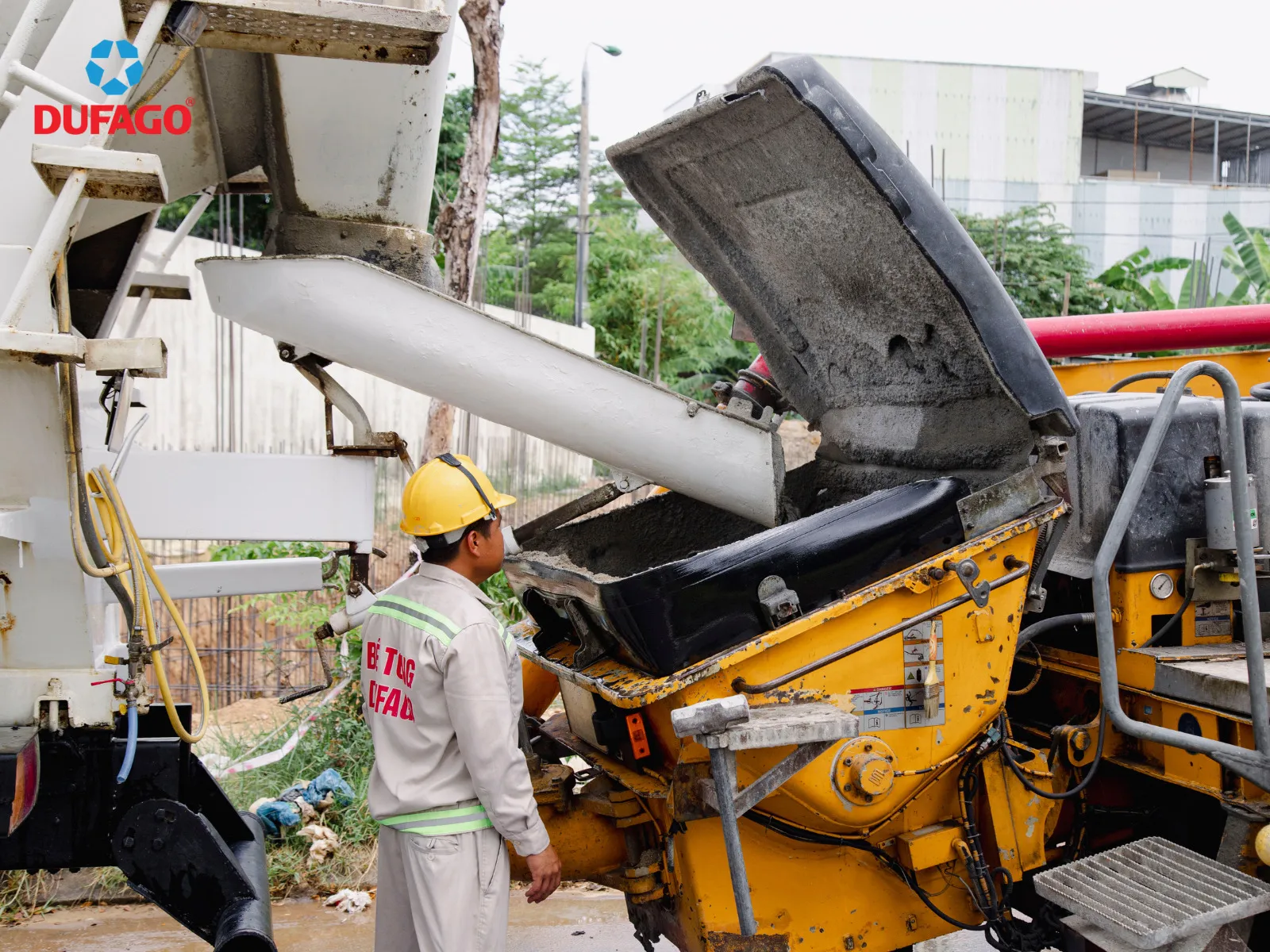 trạm trộn bê tông hiện đại