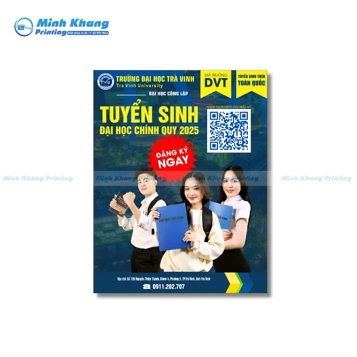 Máº«u Tá» RÆ¡i Tuyá»ƒn Sinh Äáº¡i Há»c TrÃ  Vinh ÄÆ¡n Giáº£n & Äáº¹p