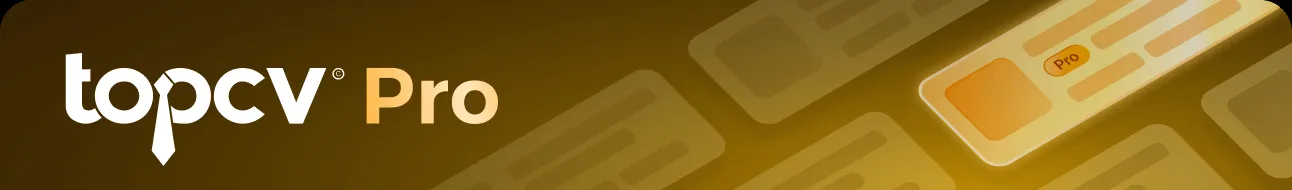 TopCV Pro Banner