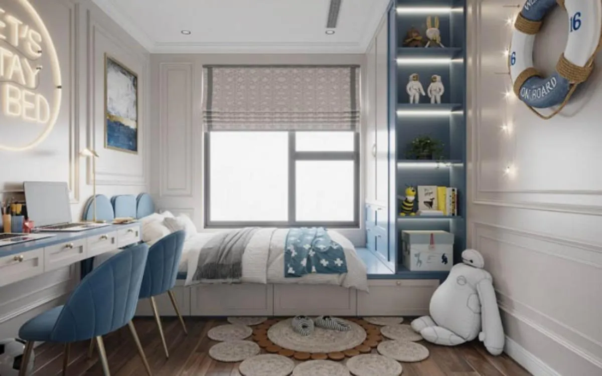 trang trí phòng ngủ cho bé gái