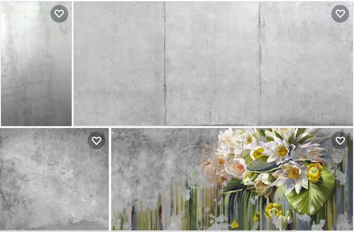 Tranh giấy dán tường giả xi măng