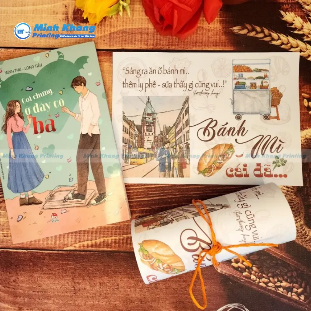 Mẫu túi giấy đựng bánh mì in hình ảnh độc đáo