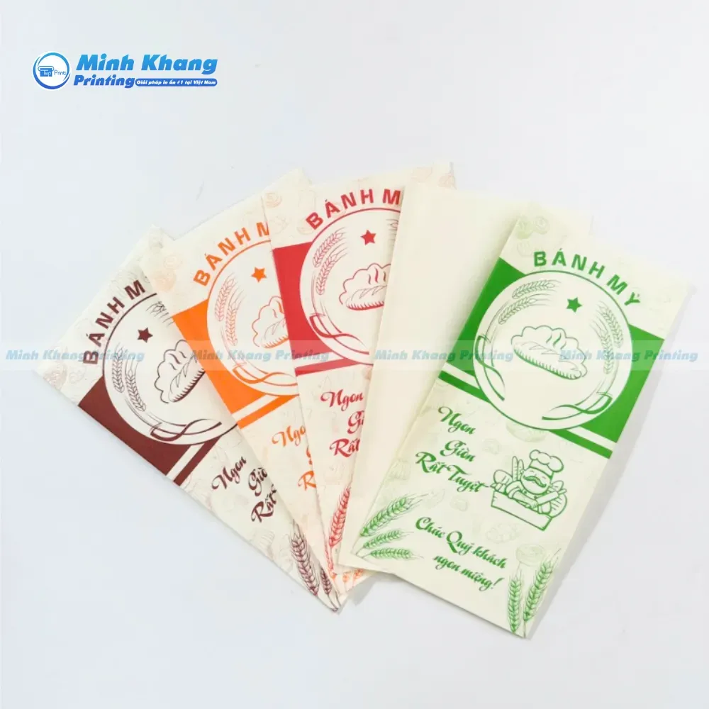 Mẫu in túi đựng bánh mì giấy đẹp độc đáo