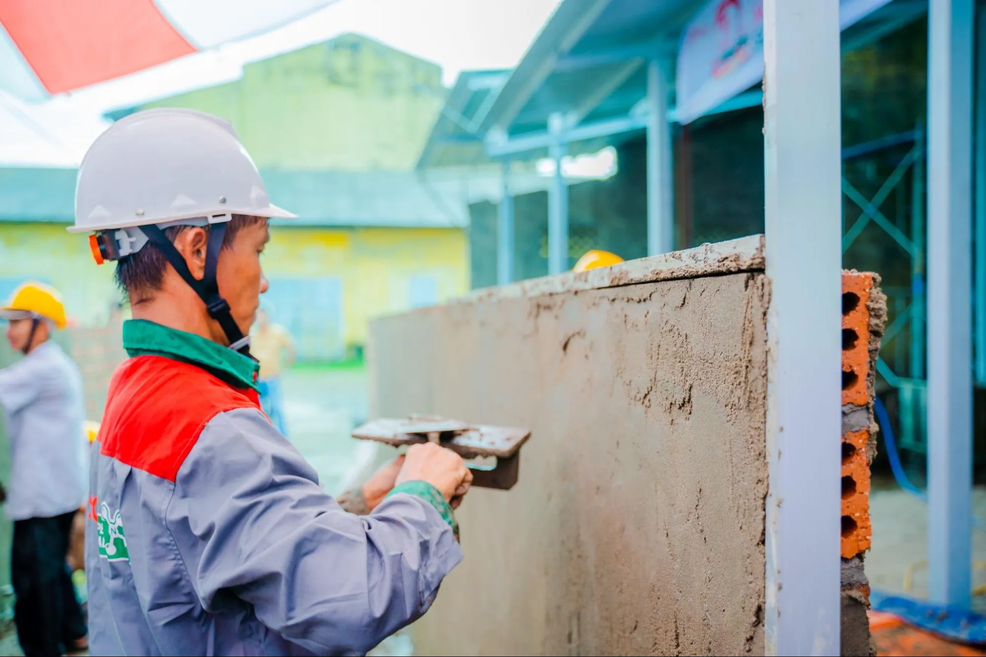 Kiểm tra độ bám dính dựa trên tỷ lệ xi măng cát xây tường