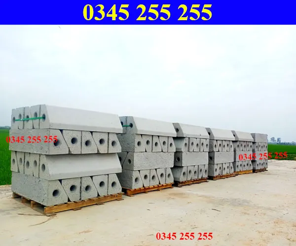 Bó vỉa bê tông 23x26x100cm