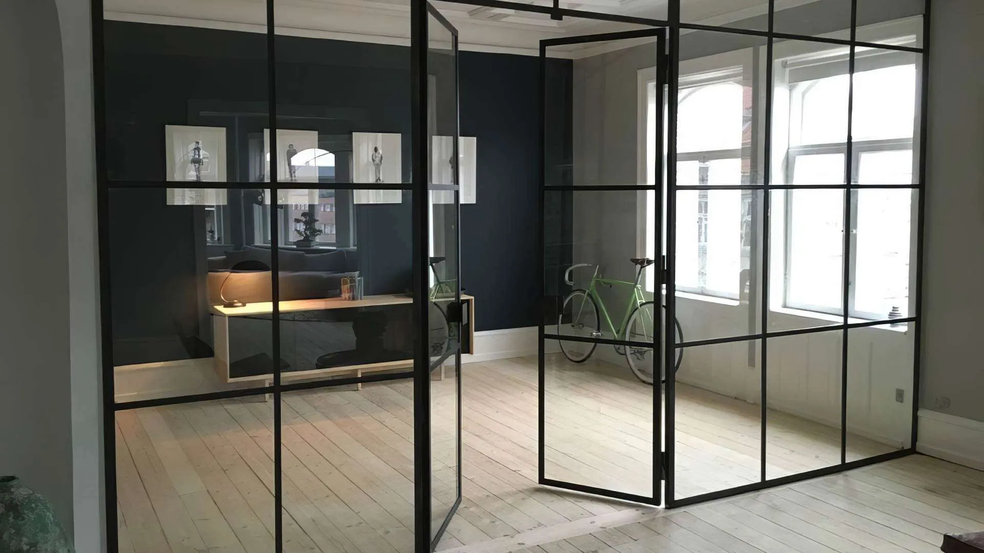 vách ngăn nhôm kính