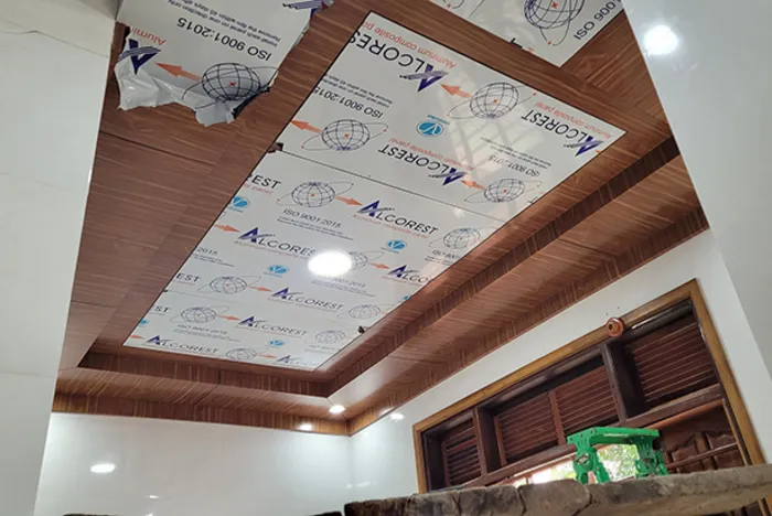 Tấm alu Alcorest là loại vật liệu làm trần rất được ưa chuộng