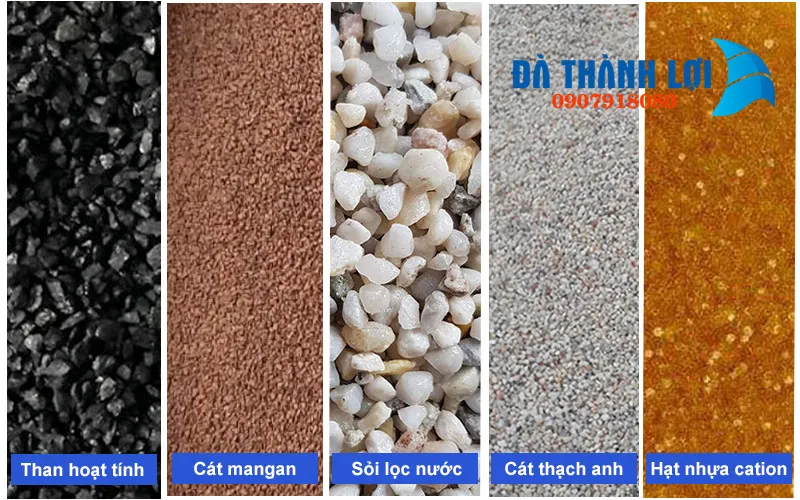 Các loại vật liệu lọc nước sinh hoạt phổ biến trên thị trường