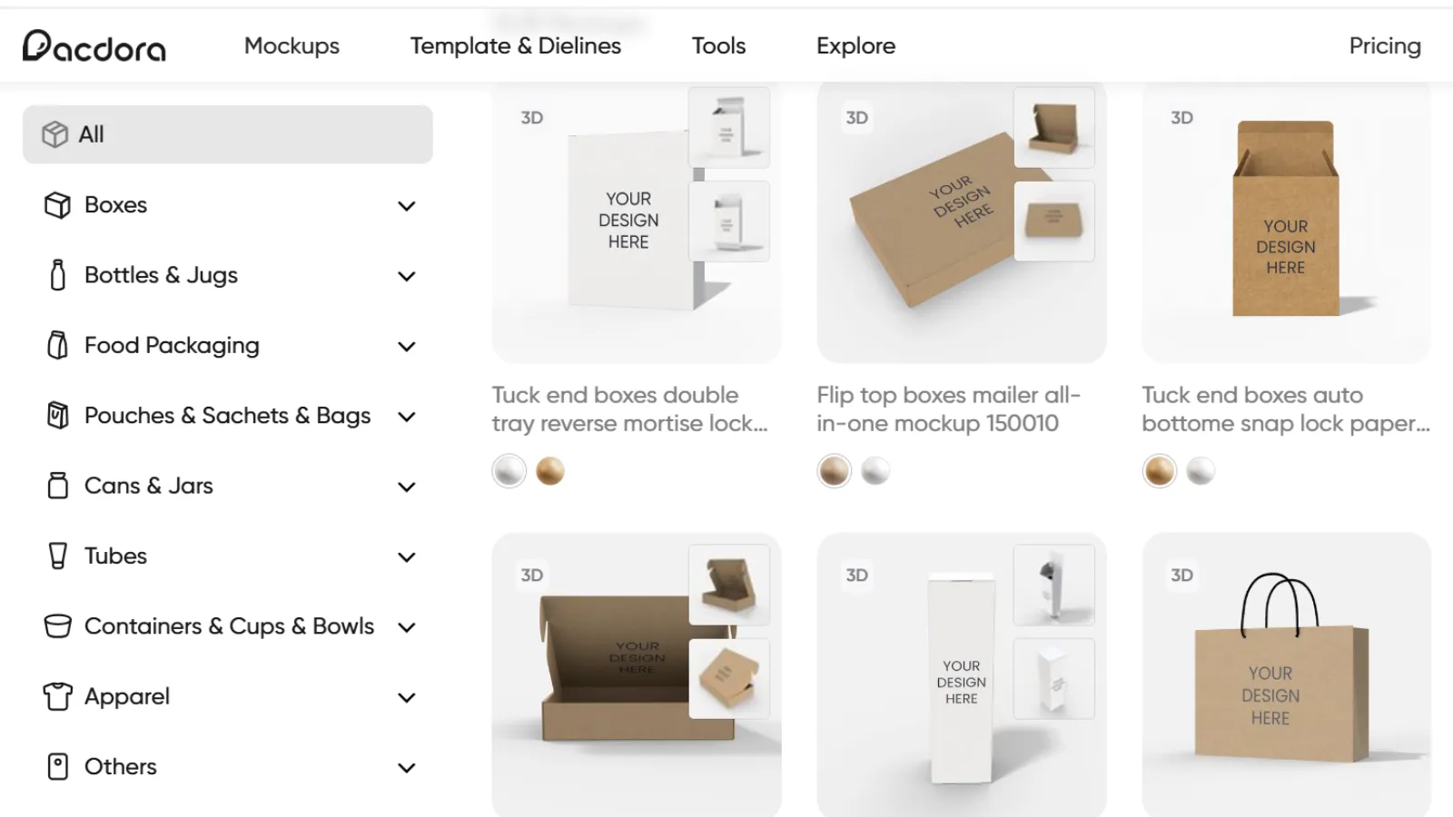 Mô phỏng 3D thiết kế bao bì online chuyên dụng cho bao bì xi măng và hóa chất