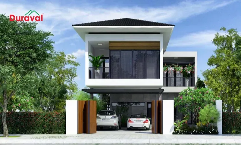 Nhà 1 trệt 1 lầu 500 triệu có gara ô tô