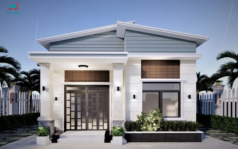 Xây nhà cấp 4 50m2 2 phòng ngủ với chi phí 250 triệu