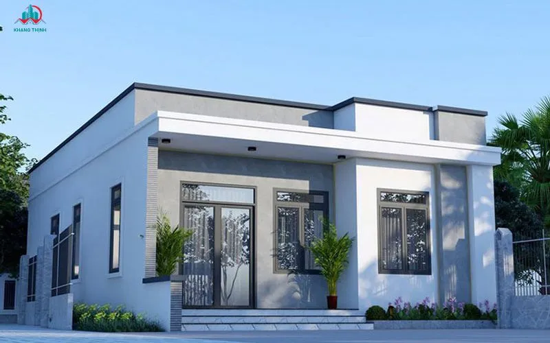 Mẫu nhà cấp 4 50m2 đẹp