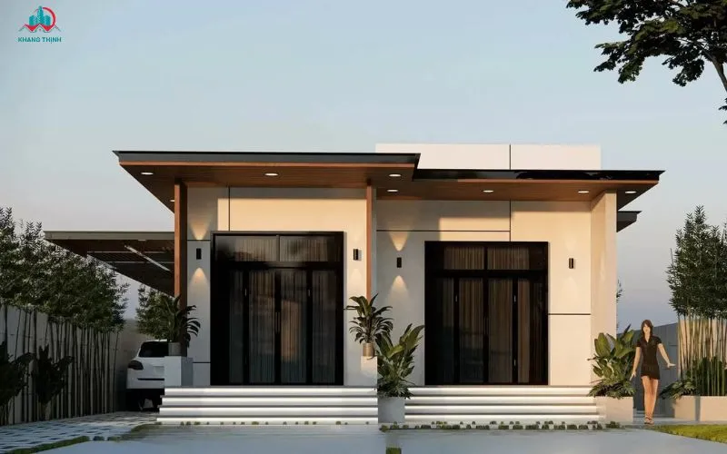 Mẫu nhà cấp 4 50m2 đẹp hiện đại
