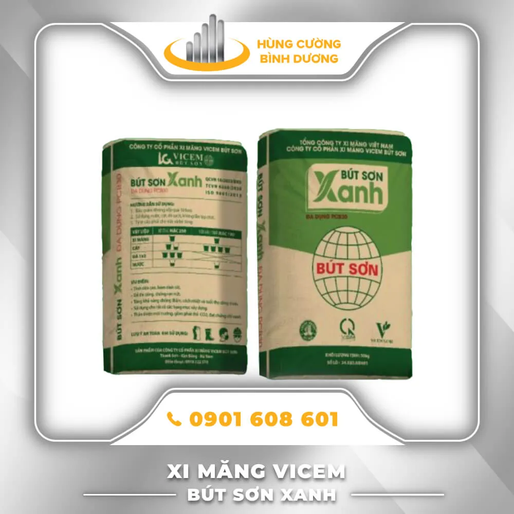 Xi măng Bút Sơn Xanh đa dụng là giải pháp vật liệu thân thiện môi trường cho công trình hiện đại