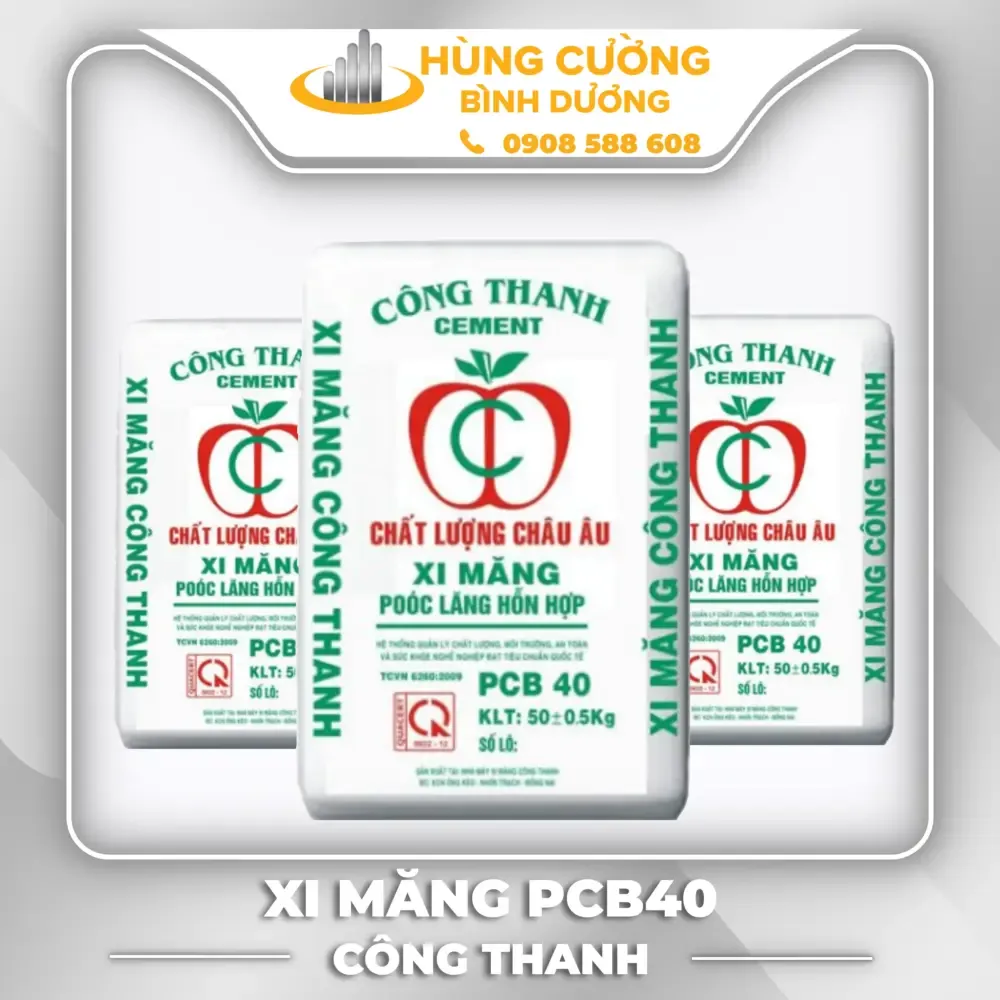 Xi măng Công Thanh PCB40 ứng dụng công nghệ sản xuất từ Đức