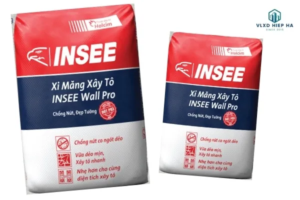Sản phẩm xi măng INSEE chuyên dụng cho các hạng mục xây và tô trát tường