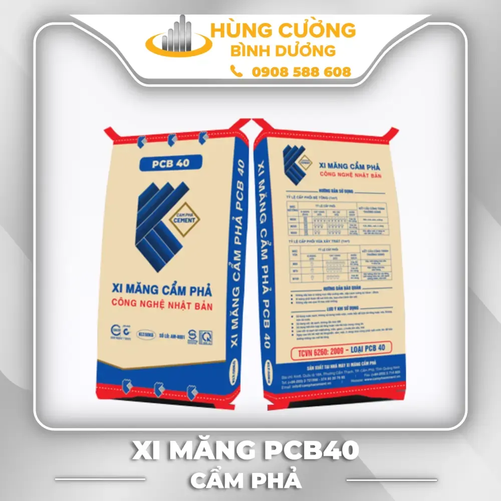 Xi măng Cẩm Phả PCB40 được tin dùng trong các công trình hạ tầng