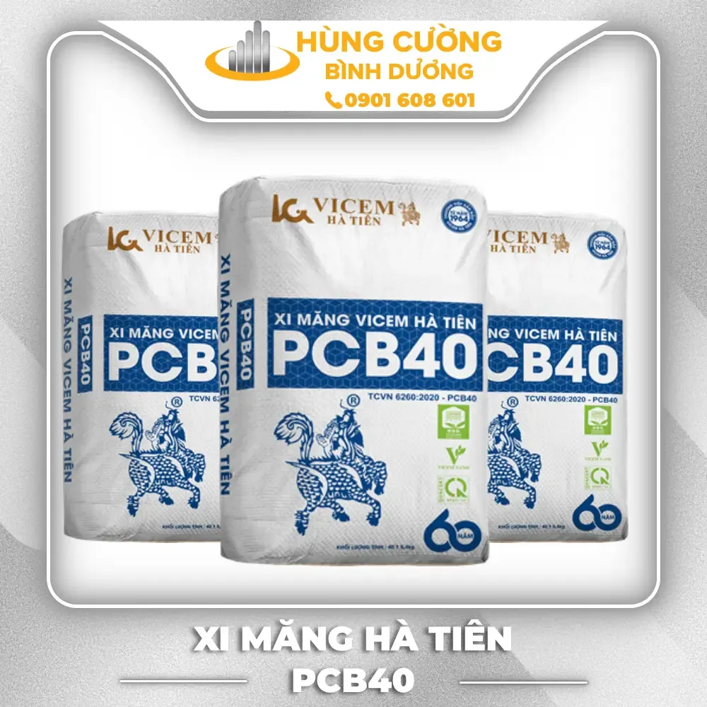 Xi măng Vicem Hà Tiên PCB40 lựa chọn hàng đầu cho nhà thầu
