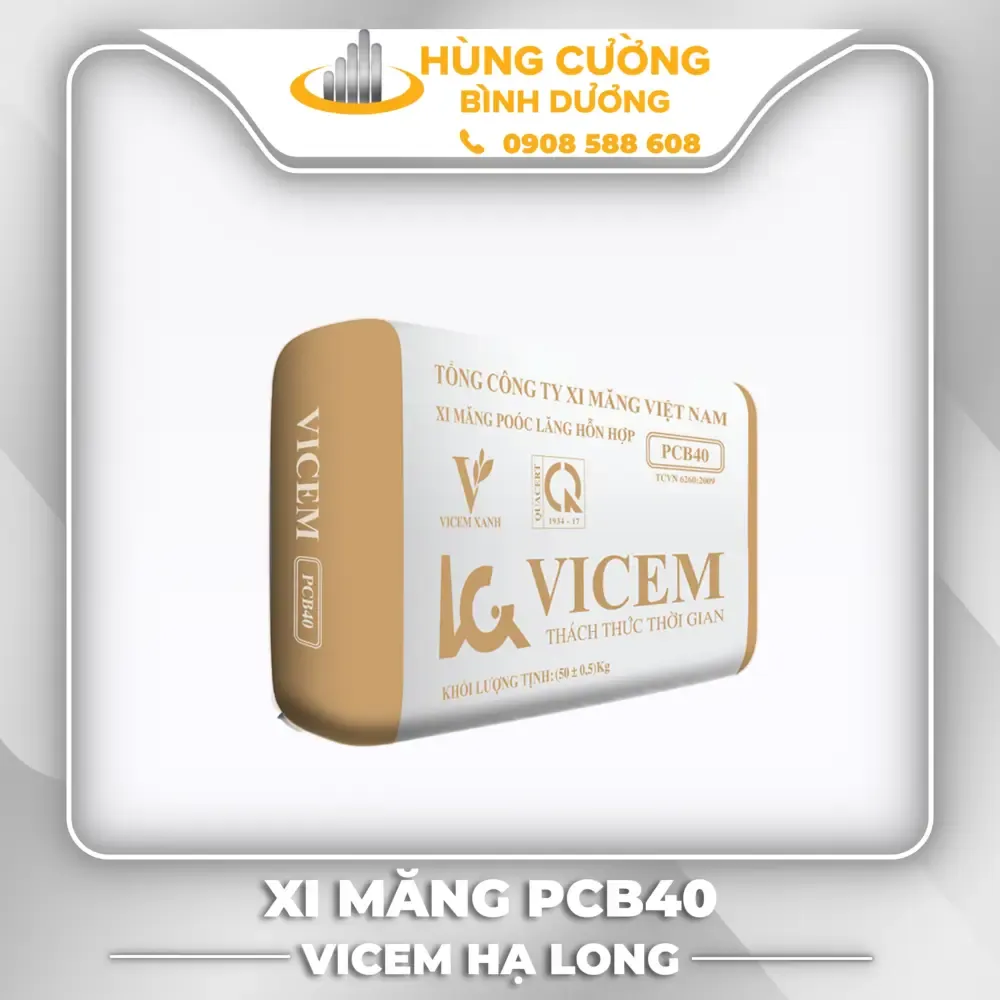 Xi măng Vicem Hạ Long PCB40 khẳng định chất lượng vượt trội
